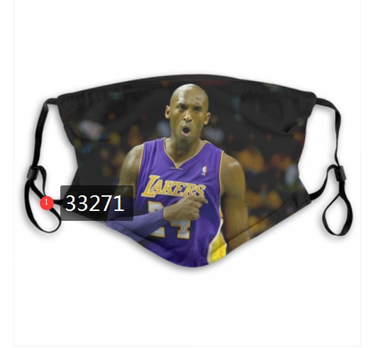 2021 NBA Los Angeles Lakers #24 kobe bryant 33271 Dust mask with filter
